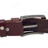 [130cm][Tặng đục] Thắt lưng da bò nguyên tấm DHM-551 | Mặt khoá kim laze thời trang | Bảo hành 12 tháng