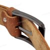 [130cm][Tặng đục] Dây nịt da bò thô DHM-552 | Mặt khoá kim laze nam tính mạnh mẽ | Bảo hành 12 tháng