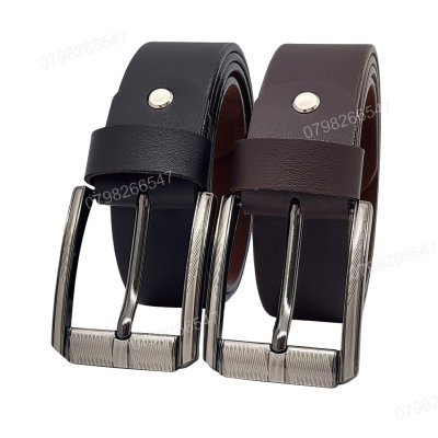 [140cm] Thắt lưng nam da PU cao cấp DHM-553 | Khoá kim laze kiểu vuông nam tính | Bảo hành 12 tháng