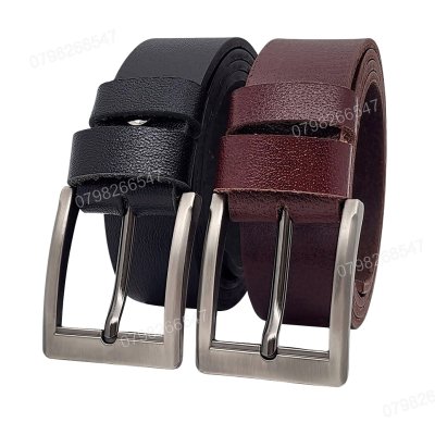 [130cm][Tặng đục] Dây nịt nam da bò nguyên tấm DHM-554 | Khoá kim chì bảng vuông thời trang | Bảo hành 12 tháng