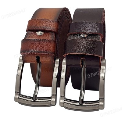 [120cm][Tặng đục] Dây nịt da bò thật chấy biên DHM-561 | Mặt khoá kim laze thời trang | Bảo hành 12 tháng