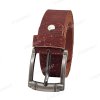 [130cm][Tặng đục] Dây nịt da bò thô DHM-562 | Đầu dây nịt khoá kim laze thanh lịch | Bảo hành 12 tháng