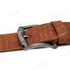 [130cm][Tặng đục] Dây nịt da bò thô DHM-562 | Đầu dây nịt khoá kim laze thanh lịch | Bảo hành 12 tháng