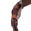 [120cm][Tặng đục] Dây nịt nam da bò cháy biên DHM-564 | Mặt khoá kim màu xám thời thượng | Bảo hành 12 tháng