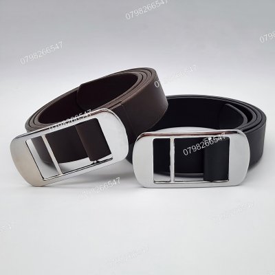 [105cm] Thắt lưng bé trai da PU DHM-580 | Đầu khoá luồn bản 3cm thanh lịch | Bảo hành 12 tháng