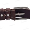 [130cm][Tặng đục] Thắt lưng da bò sáp DHM-593 | Đầu khoá kim laze kiểu bo tròn nam tính | Bảo hành 12 tháng