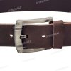 [130cm][Tặng đục] Dây nịt nam da bò sáp DHM-598 | Mặt khoá kim chì xám kiểu tròn 2 cục thời trang | Bảo hành 12 tháng