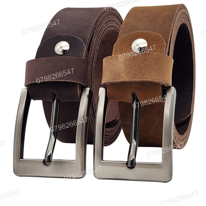 [130cm][Tặng đục] Dây lưng nam da bò sáp DHM-601 | Khoá kim chì bảng vuông bảng to nam tính | Bảo hành 12 tháng