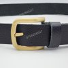 [130cm][Tặng đục] Thắt lưng da bò hạt DHM-607 | Đầu khoá kim mạ đồng bo tròn thanh lịch | Bảo hành 12 tháng