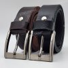 [130cm][Tặng đục] Thắt lưng da bò hạt DHM-613 | Mặt khoá kim vuông laze thời trang | Bảo hành 12 tháng