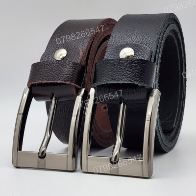 [130cm][Tặng đục] Thắt lưng da bò hạt DHM-613 | Mặt khoá kim vuông laze thời trang | Bảo hành 12 tháng