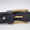 [130cm][Tặng đục] Thắt lưng nam da bò hạt DHM-619 | Khoá kim mạ đồng sang trọng | Bảo hành 12 tháng
