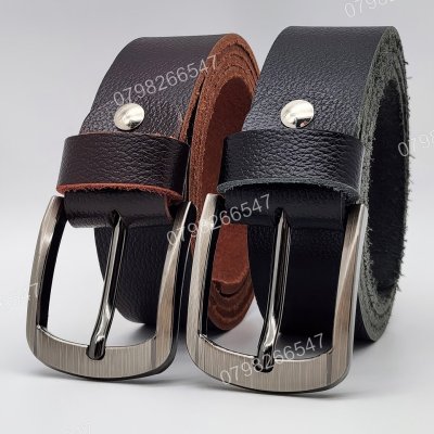 [130cm][Tặng đục] Thắt lưng nam da bò hạt DHM-625 | Mặt khoá kim laze bo tròn thời thượng | Bảo hành 12 tháng